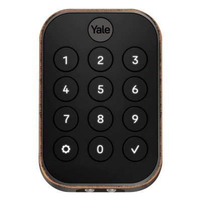 Yale Pro 2 Key Free Pushbutton Keypad Lock, Bluetooth with Wi-Fi Connect Bridge, Oil-Rubbed Bronze